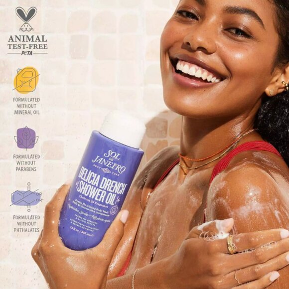 Sol de Janeiro Delicia Drench Shower Oil 13 oz - Picture 7 of 7